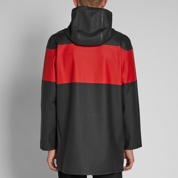 Stutterheim Stockholm Waterproof Hooded Raincoat - Picture 4 of 12